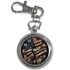 Flag Usa American Flag Key Chain Watches by uniart180623