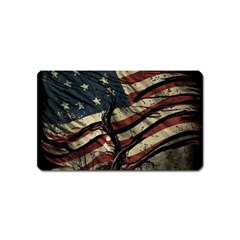 Flag Usa American Flag Magnet (Name Card)