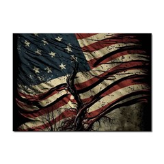 Flag Usa American Flag Sticker A4 (100 Pack) by uniart180623