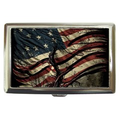 Flag Usa American Flag Cigarette Money Case by uniart180623