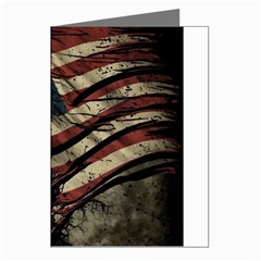 Flag Usa American Flag Greeting Cards (Pkg of 8)