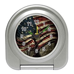 Flag Usa American Flag Travel Alarm Clock