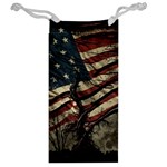 Flag Usa American Flag Jewelry Bag Back