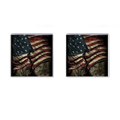 Flag Usa American Flag Cufflinks (Square)