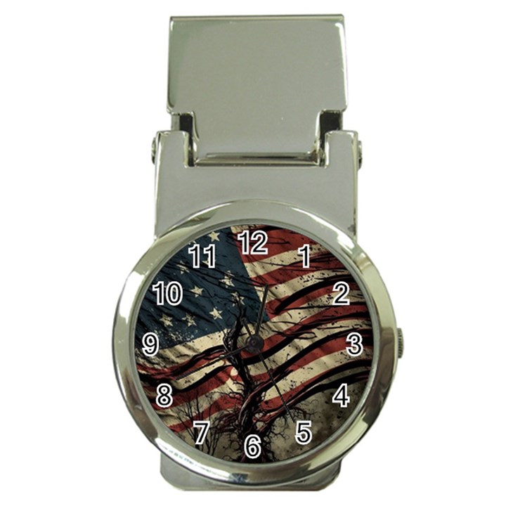 Flag Usa American Flag Money Clip Watches