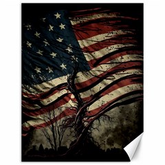 Flag Usa American Flag Canvas 12  x 16 