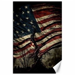 Flag Usa American Flag Canvas 20  x 30 