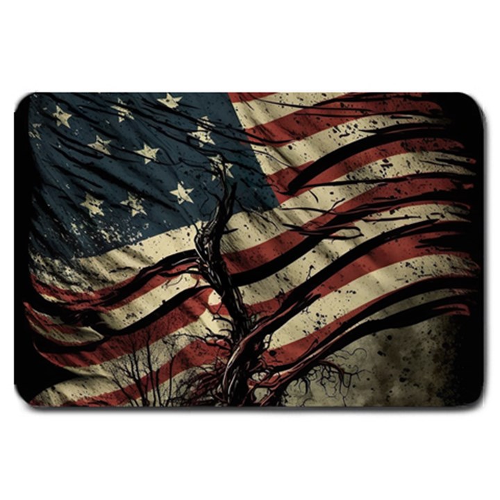 Flag Usa American Flag Large Doormat