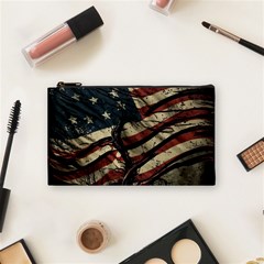 Flag Usa American Flag Cosmetic Bag (small) by uniart180623