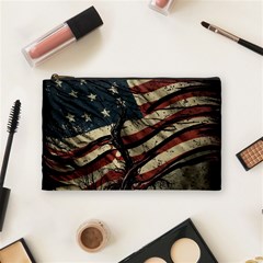 Flag Usa American Flag Cosmetic Bag (medium) by uniart180623