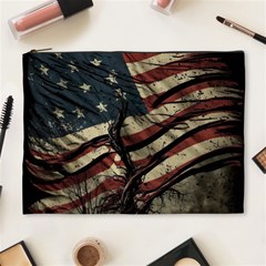 Flag Usa American Flag Cosmetic Bag (xl) by uniart180623