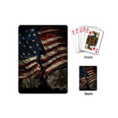 Flag Usa American Flag Playing Cards Single Design (Mini)