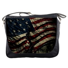 Flag Usa American Flag Messenger Bag by uniart180623