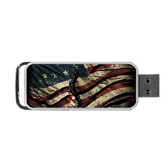 Flag Usa American Flag Portable USB Flash (One Side)