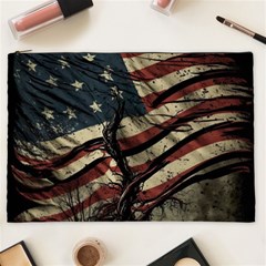 Flag Usa American Flag Cosmetic Bag (xxl) by uniart180623