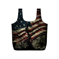 Flag Usa American Flag Full Print Recycle Bag (S)