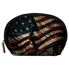 Flag Usa American Flag Accessory Pouch (large) by uniart180623