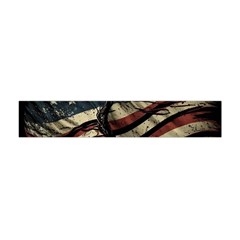 Flag Usa American Flag Premium Plush Fleece Scarf (mini) by uniart180623