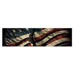 Flag Usa American Flag Oblong Satin Scarf (16  x 60 ) Front