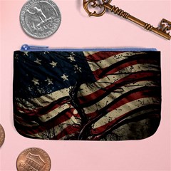 Flag Usa American Flag Large Coin Purse