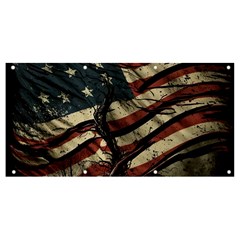 Flag Usa American Flag Banner And Sign 8  X 4  by uniart180623