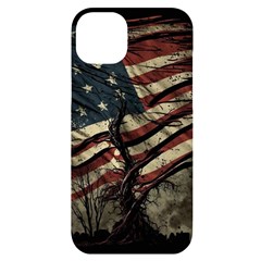 Flag Usa American Flag Iphone 14 Plus Black Uv Print Case by uniart180623