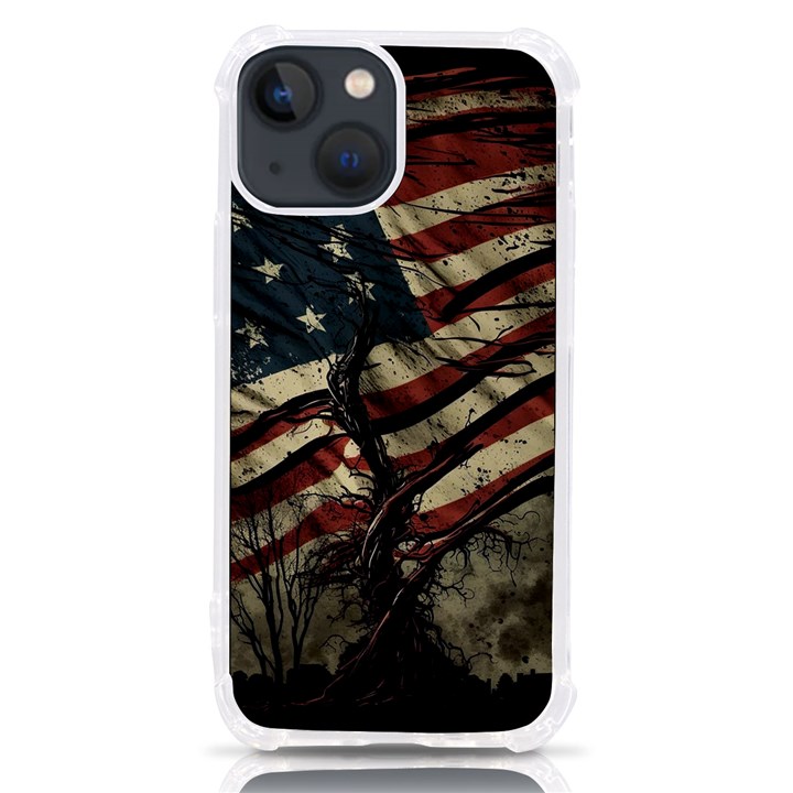 Flag Usa American Flag iPhone 13 mini TPU UV Print Case