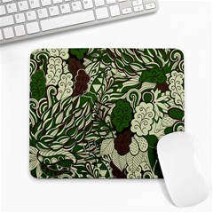 Texture Ornament Pattern Seamless Paisley Large Mousepad by uniart180623