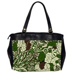 Texture Ornament Pattern Seamless Paisley Oversize Office Handbag (2 Sides) Back