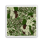 Texture Ornament Pattern Seamless Paisley Memory Card Reader (Square) Front