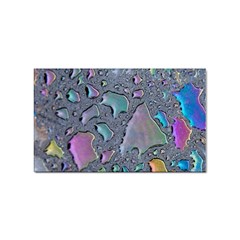 Glass Drops Rainbow Sticker (rectangular) by uniart180623