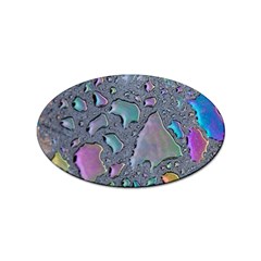 Glass Drops Rainbow Sticker Oval (10 Pack) by uniart180623