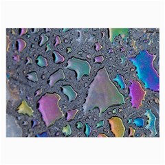 Glass Drops Rainbow Large Glasses Cloth (2 Sides) by uniart180623