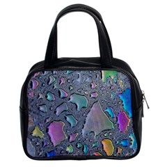 Glass Drops Rainbow Classic Handbag (two Sides) by uniart180623