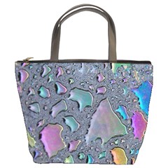 Glass Drops Rainbow Bucket Bag by uniart180623