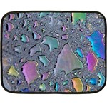 Glass Drops Rainbow Fleece Blanket (Mini) 35 x27  Blanket