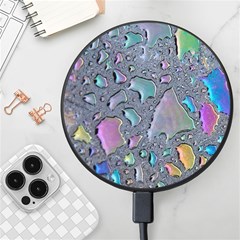 Glass Drops Rainbow Wireless Fast Charger(black) by uniart180623