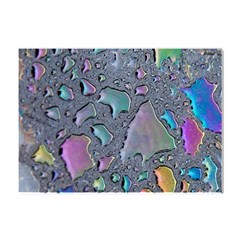 Glass Drops Rainbow Crystal Sticker (a4) by uniart180623