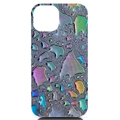 Glass Drops Rainbow Iphone 14 Black Uv Print Case by uniart180623