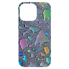 Glass Drops Rainbow Iphone 14 Pro Max Black Uv Print Case by uniart180623