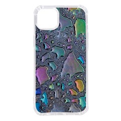 Glass Drops Rainbow Iphone 14 Plus Tpu Uv Print Case by uniart180623