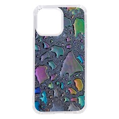 Glass Drops Rainbow Iphone 14 Pro Max Tpu Uv Print Case by uniart180623