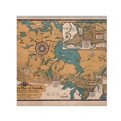 World Map Travel Pattern Architecture Square Satin Scarf (30  X 30 ) by uniart180623