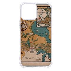 World Map Travel Pattern Architecture Iphone 13 Pro Max Tpu Uv Print Case by uniart180623