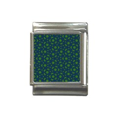 Green Patterns Lines Circles Texture Colorful Italian Charm (13mm) by uniart180623