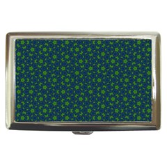 Green Patterns Lines Circles Texture Colorful Cigarette Money Case by uniart180623