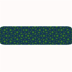 Green Patterns Lines Circles Texture Colorful Large Bar Mat by uniart180623