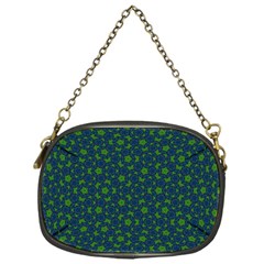 Green Patterns Lines Circles Texture Colorful Chain Purse (one Side) by uniart180623