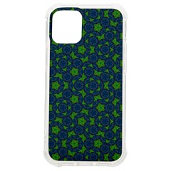 Green Patterns Lines Circles Texture Colorful Iphone 12 Mini Tpu Uv Print Case	 by uniart180623