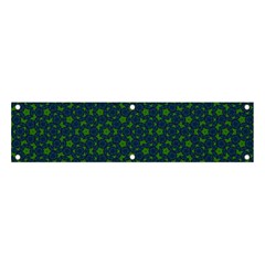 Green Patterns Lines Circles Texture Colorful Banner And Sign 4  X 1  by uniart180623